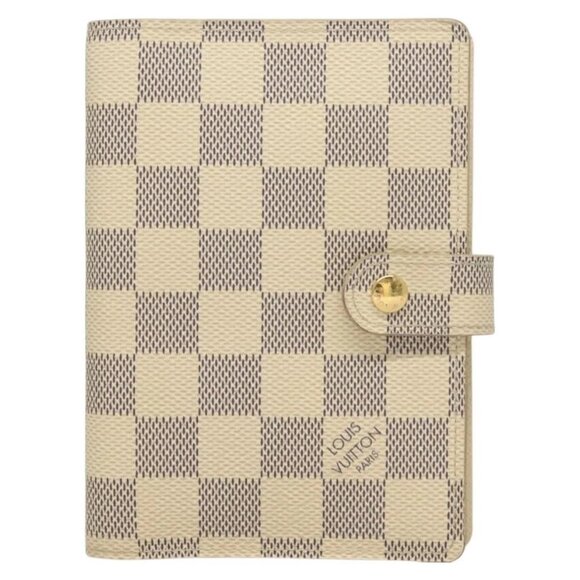 LOUIS VUITTON Damier Azur Agenda PM Day Planner Cover - Picture 1 of 15